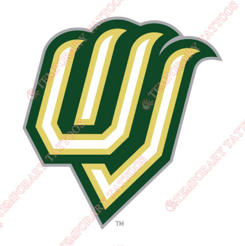 Utah Valley Wolverines Customize Temporary Tattoos Stickers NO.6759